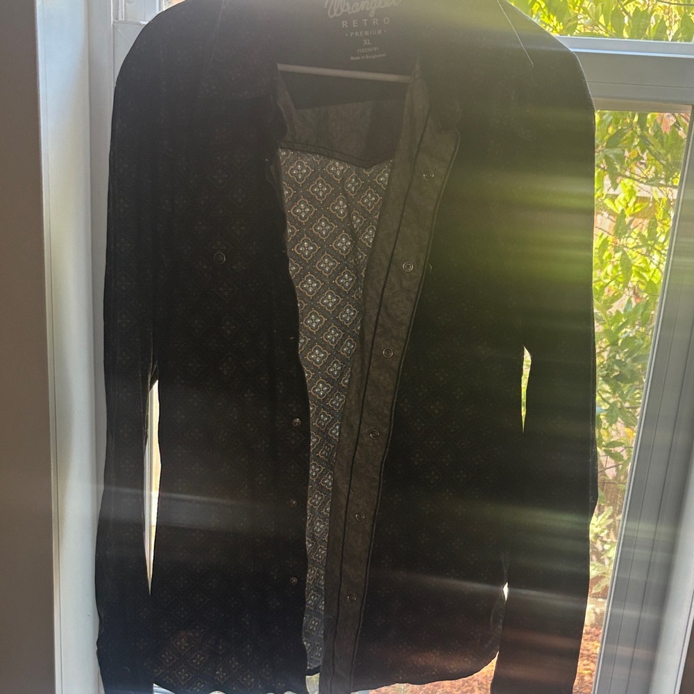 Wrangler Retro Premium Navy Shirt